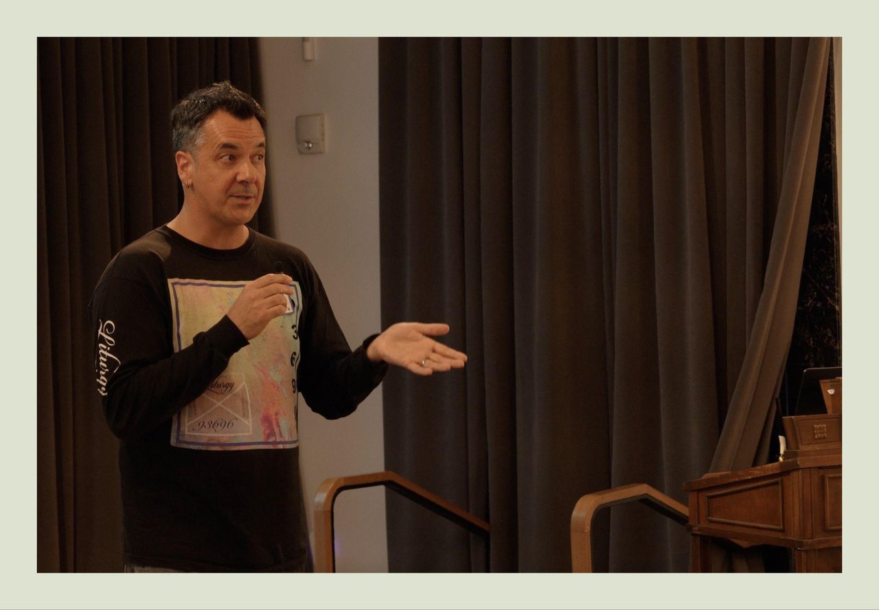 Tim Shea speaking at an Agentic LA event. Credit: Latticework Insights