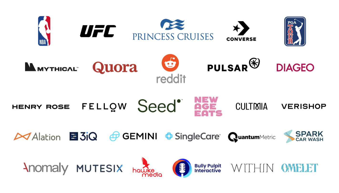 Some of the brands Latticework has worked with