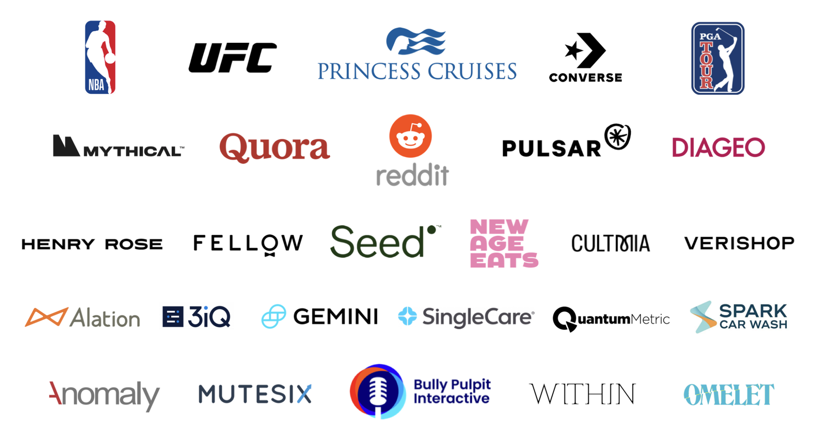 Some of the brands Latticework has worked with